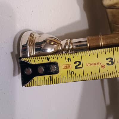 Conn-Selmer Small Shank Trombone (Baritone) Mouthpiece Extension, Silver Plated image 3