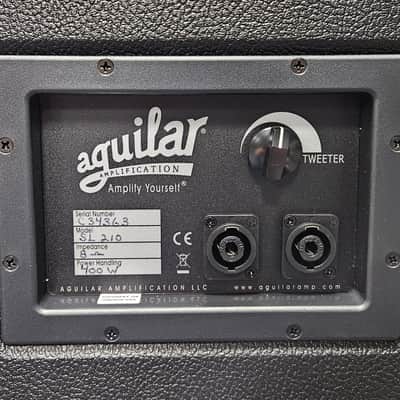 Aguilar SL 210 Super Lightweight 400-Watt 2x10" Bass Speaker Cabinet (8ohm) - Black image 4