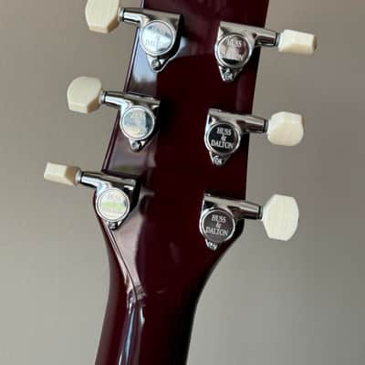 Huss and Dalton Meridian DC Custom - Angel-Step Flame Top - Fralin P-90s image 19