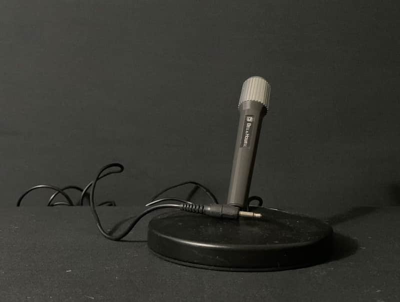 rare Bell & Howell Dynamic Microphone, Vintage, 1970s, USA image 1