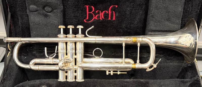 Bach Stradivarius Trumpet Model 37, Silver Finish image 1