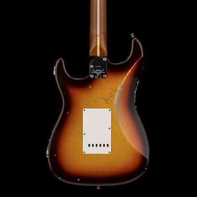 Fender Custom Shop Empire 59 Transition Stratocaster Relic - Faded Aged Chocolate 3-Color Sunburst #19506 image 2