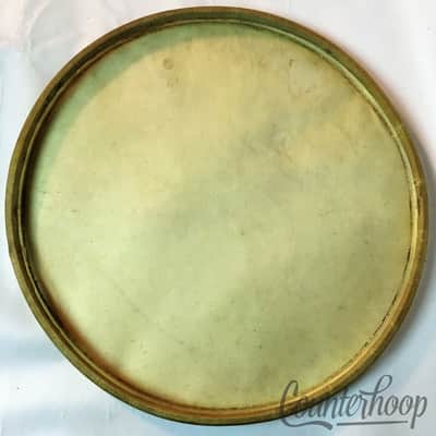 Ludwig 14"Calf Skin Snare Drum Resonant Head Transparent USA Marching Vintage20s image 3