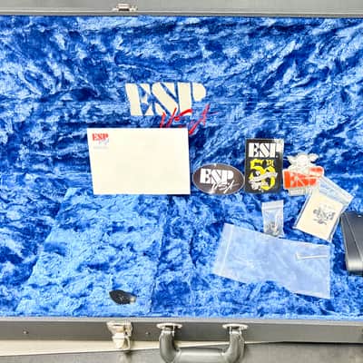 ESP ESP USA Custom Eclipse with Fishman Fluence with Case - Blue Moon Finish Serial#: US25635 image 11