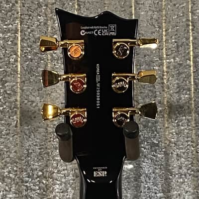 ESP LTD EC-1000 Fluence Black Guitar & Case #0051 Used image 7