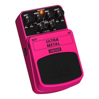 Behringer Ultra Metal UM300 Heavy Distortion Effects Pedal image 1