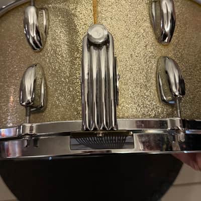 Slingerland 59/60 Radio King Super Gene Krupa 14X7 Silver Sparkle unique custom order features image 14