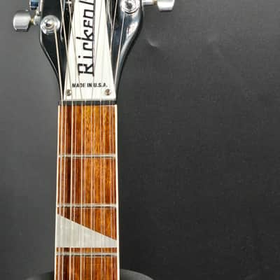 Rickenbacker 360/12 C63 Fireglo Black with hard case image 4