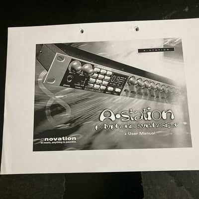 Novation A-Station  | Owners Manual with Ring Binder