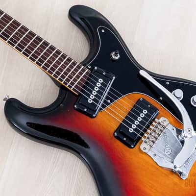 1970s Mosrite Ventures Model Vintage Electric Guitar Ash Body w/ Case, Firstman Avenger image 7