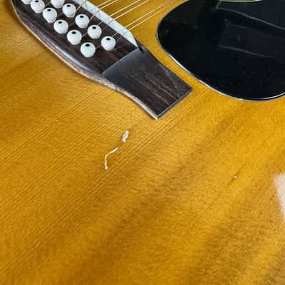 Pro Martin D-2812 Style Dreadnought Model D220 Made in Japan - 1970's image 20