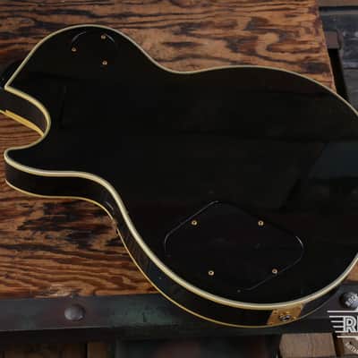 1984 -Gibson Les Paul Custom Ebony with factory Kahler Trem image 9