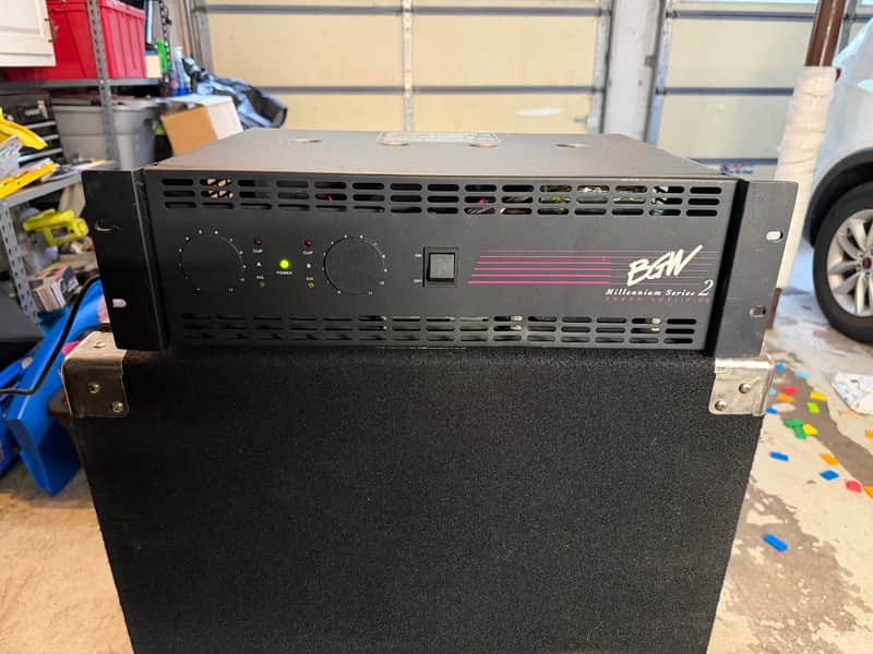 BGW Millennium Series 2 3U PA DJ Theater Power Amplifier Amp Made In USA image 1