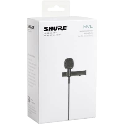Shure MVL Clip-On Omnidirectional Condenser Lavalier Microphone image 11