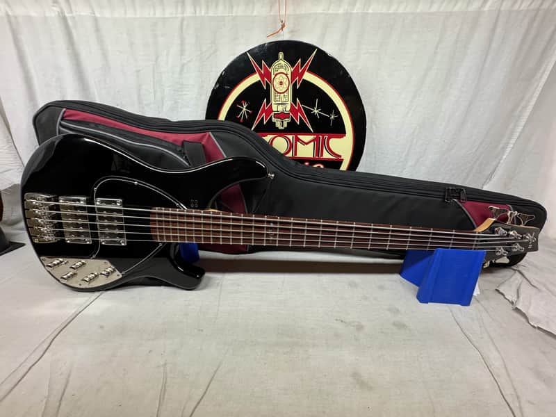Sandberg Basic Ken Taylor Signature Model 5-string Bass with Gig Bag - Black image 1