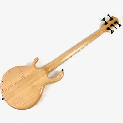 Pedulla Penta Buzz 5 String Bass Fretless 2000 Natural image 4