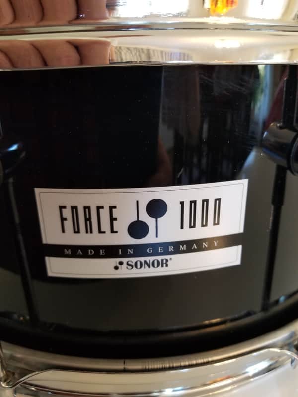 Sonor Force 1000 Early 90's made in Germany - Black wrap w/bag image 1