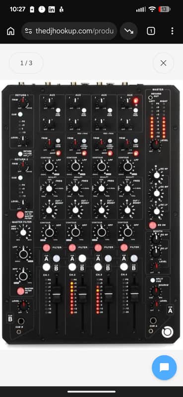 Allen & Heath Play Differently Model 1.4 6-Channel Analog Mixer