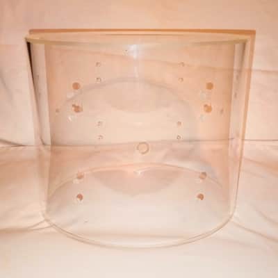 DW ACRYLIC TOM SHELL 10"X8"-CLEAR-FREE SHIP TO C-USA! image 4