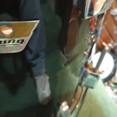 Ludwig 16x16 Floor Tom 1970's - Black Wrap image 3