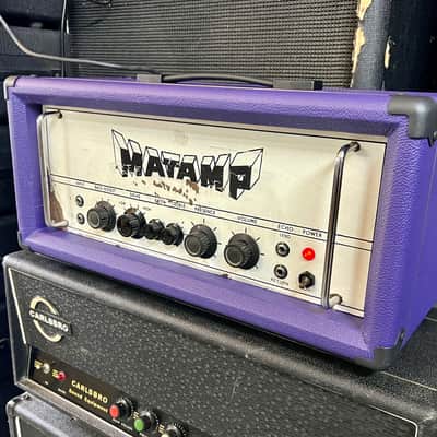 Matamp GT-100 c 1970 - Purple original vintage UK England ormat orange white image 2
