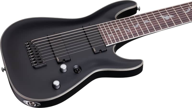 Schecter Damien Platinum 9, Satin Black image 1
