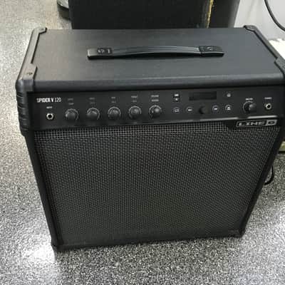 Line 6 Spider V 120 120-Watt 1x12" Digital Modeling Guitar Combo 2016 - 2018 - Black image 1