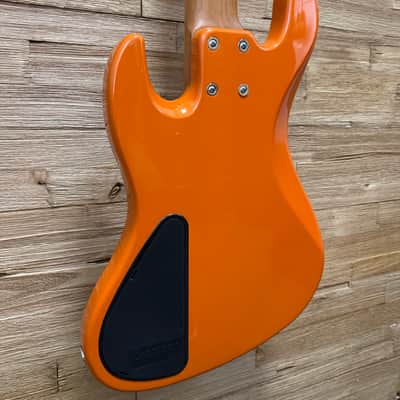 Sadowsky Metro Express 21- fret Vintage J/J 5- string bass 2024 - Candy Apple Orange Metallic  w/gig bag- B-stock image 14