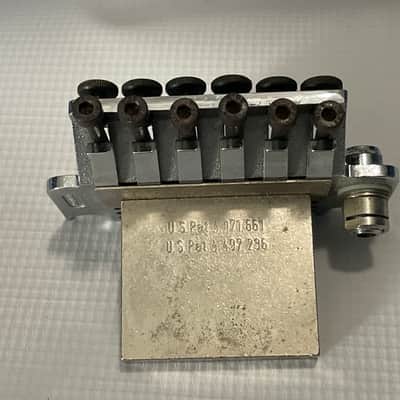 1980's Era Original Floyd Rose Made in Germany Chrome Tremolo Bridge Vibrato Kramer Model Guitar image 6