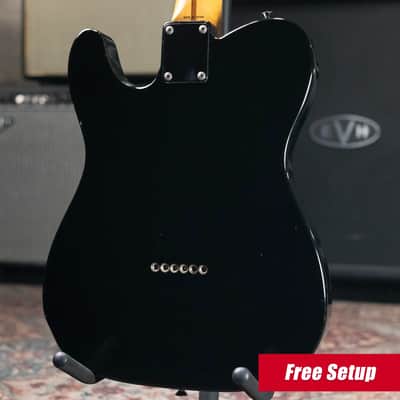 Fender Telecaster Black with MIJ Neck, Upgraded TV Jones Pickups, and Hardshell Case - Used image 2