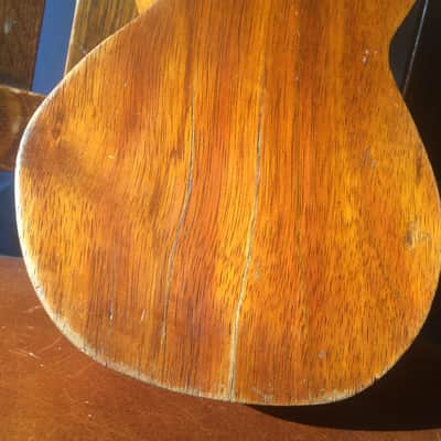 Manuel Nunes Soprano Ukulele circa 1915 flamed golden koa image 7