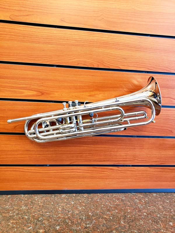 Emo Champion Bass Trumpet Silver image 1