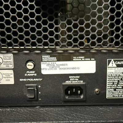 Peavey Triple XXX Ultra Tube Series 120-Watt Guitar Head 2000s - Black with Metal Front image 9