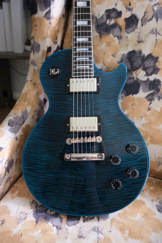 Gibson Custom Shop Les Paul Axcess Custom Hardtail - Peacock Widow