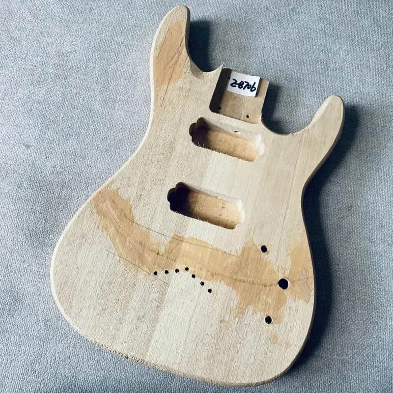 Basswood 7 String Guitar Unfinished Body, String Through image 1