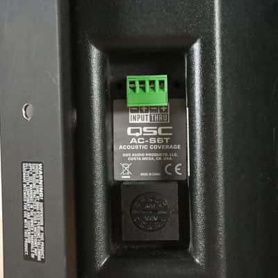 QSC AcousticCoverage AC-S6T 6.5" 2-Way Surface Mount Speaker (PAIR) CG0105N image 8