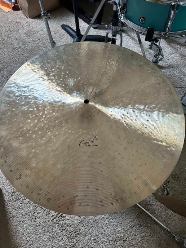 Cymbal Craftsman 21 Overhammered Ride 2022 - natural image 1