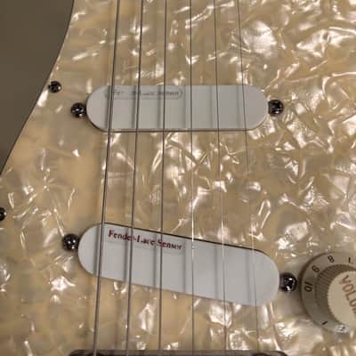 Fender Rare Fender Strat Plus Dx Lace Sensors TBX LSR Schallers 1998 - Shoreline Gold image 3