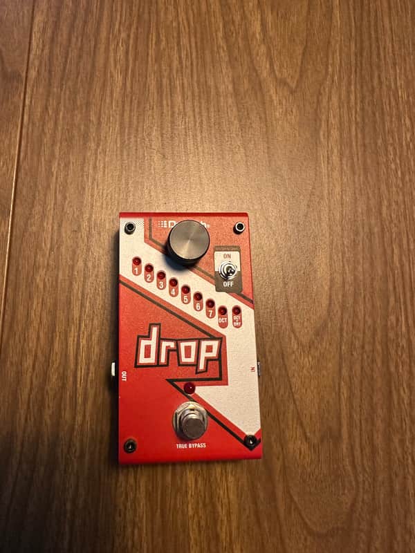 DigiTech Drop Compact Polyphonic Pitch-Shifter 2010s - Red