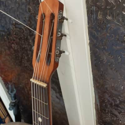 Old italian vintage Ancient guitar F. Masetti Acoustic 1930 Natural image 6