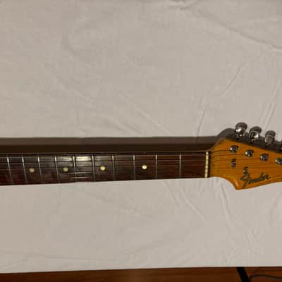 Fender Stratocaster 1965 - Factory-Original Black Over Charcoal Frost image 15
