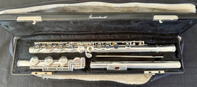 Gemeinhardt 3OSB Solid Silver Semi-Professional Flute - Custom J Head, Open Hole, Offset G, B Foot - Just Serviced! Excellent! image 1