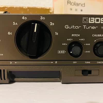 RARE Vintage BOSS TU-60 Guitar Tuner 1979 - 1983 Japanese HQ Portable Tuning image 7
