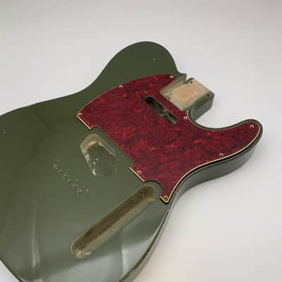 BloomDoom 4 Ply Aged Red Tortoise Relic T-Style Pickguard image 3