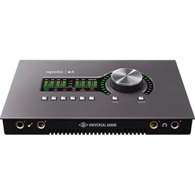 Universal Audio Apollo x4 Heritage Edition, Neumann TLM 102 Mic, Mic Stand, XLR Cable Bundle image 3