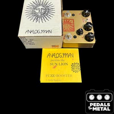 Analogman Sun Lion Fuzz Booster Pedal | Reverb