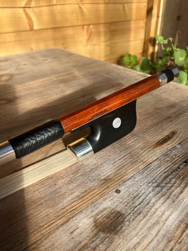 Double Bass French Bow - Pernambuco - Otto Spengler - Amazing Balance image 1