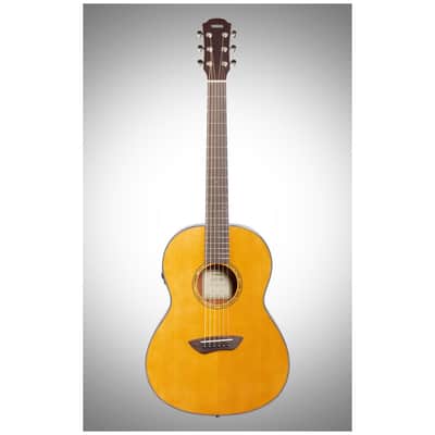 Yamaha CSFTA TransAcoustic Parlor Acoustic Guitar image 2