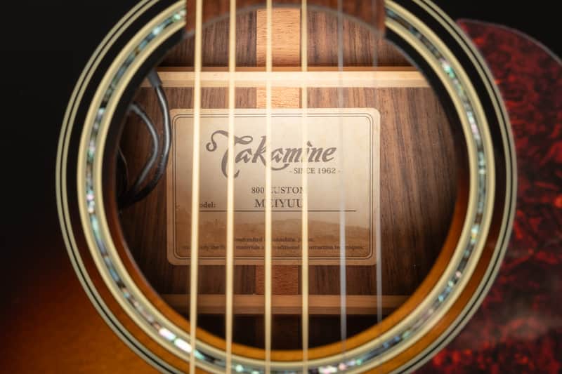 2018 Takamine Custom 800 Meiyuu - Tobacco Sunburst | Limited