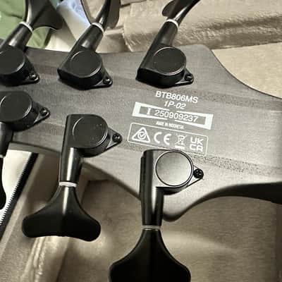 Ibanez BTB806MS-TGF Bass Workshop 2022 - Present - Transparent Gray Flat image 5